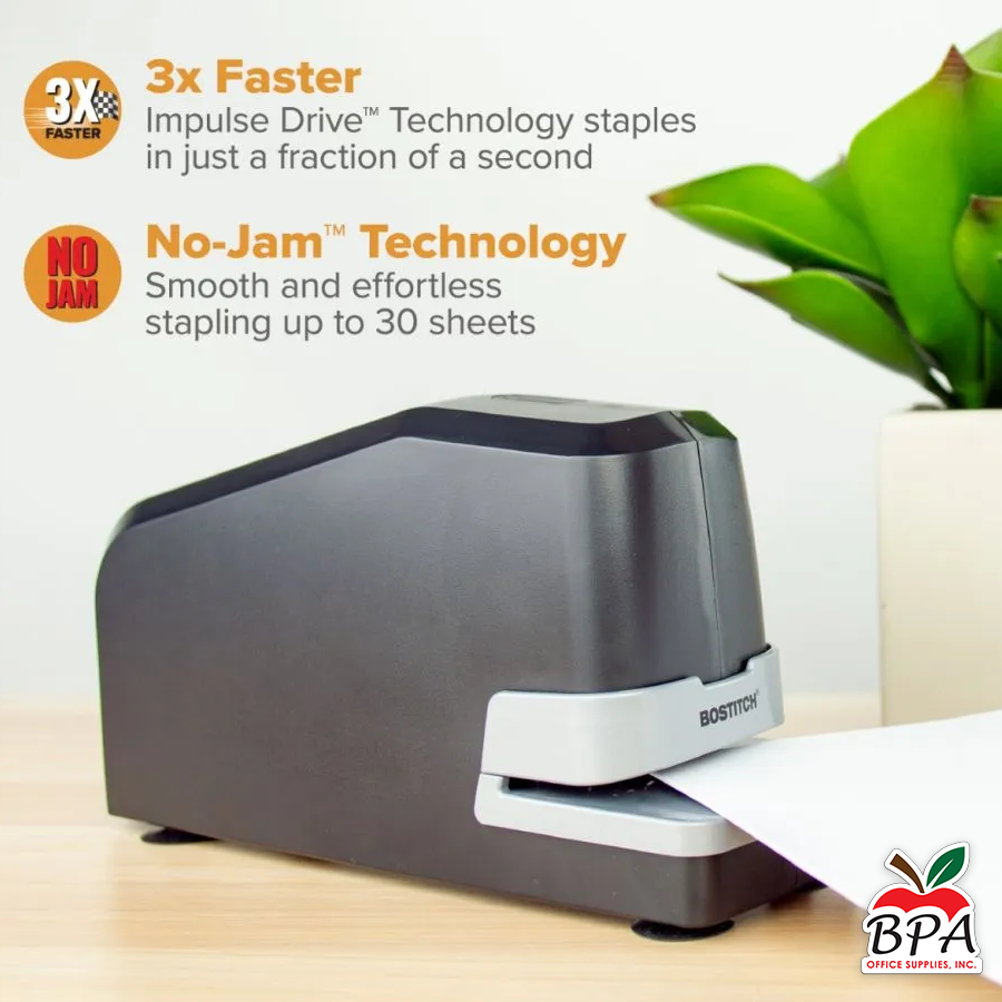 Bostitch •  Grapadora Eléctrica Impulse (color negro)