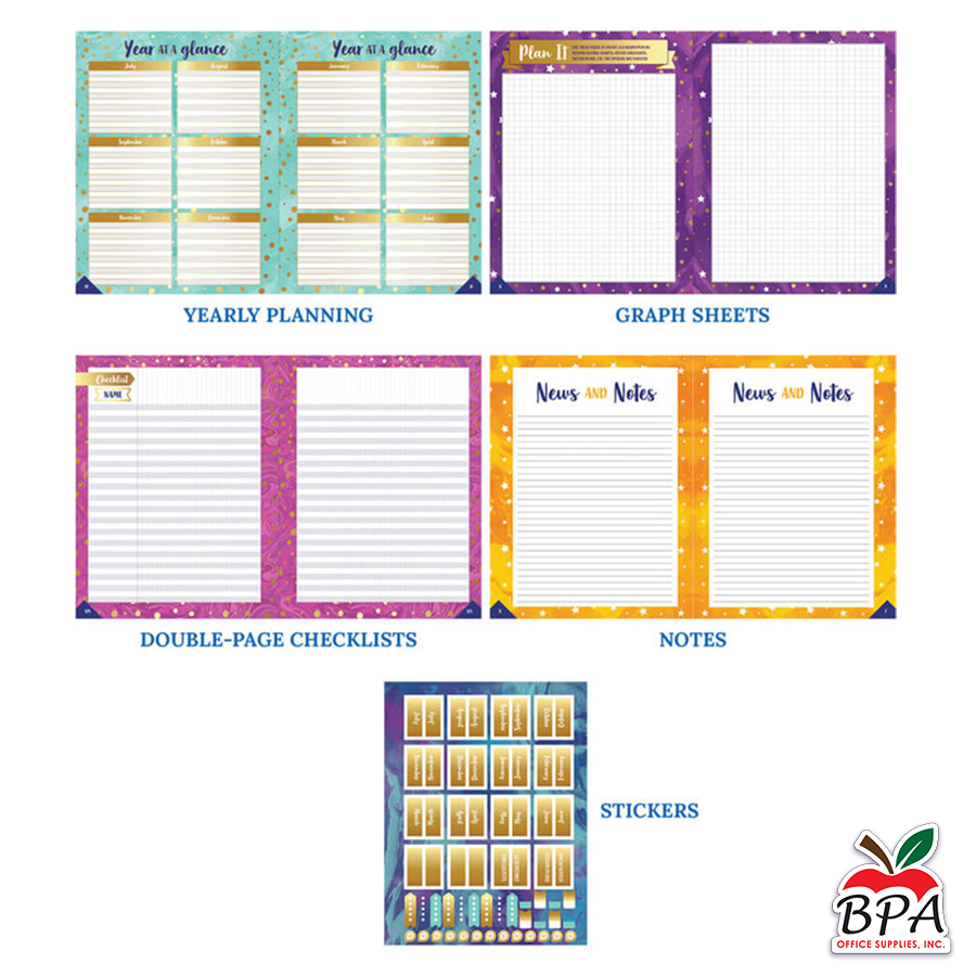 Carson Dellosa • Teacher Planner Spiral "Galaxy "