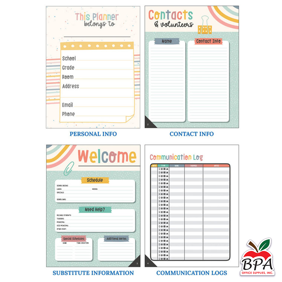 Carson Dellosa • Teacher Planner Spiral "We Belong"