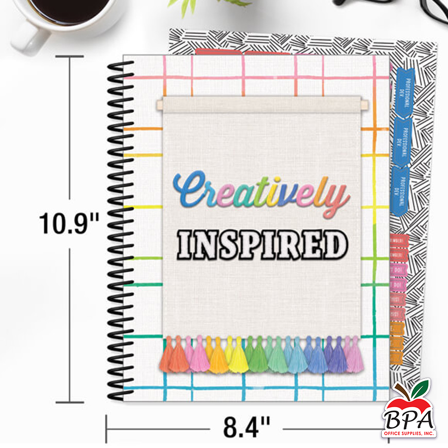 Carson Dellosa • Teacher Planner Spiral "Creatively Inspired"