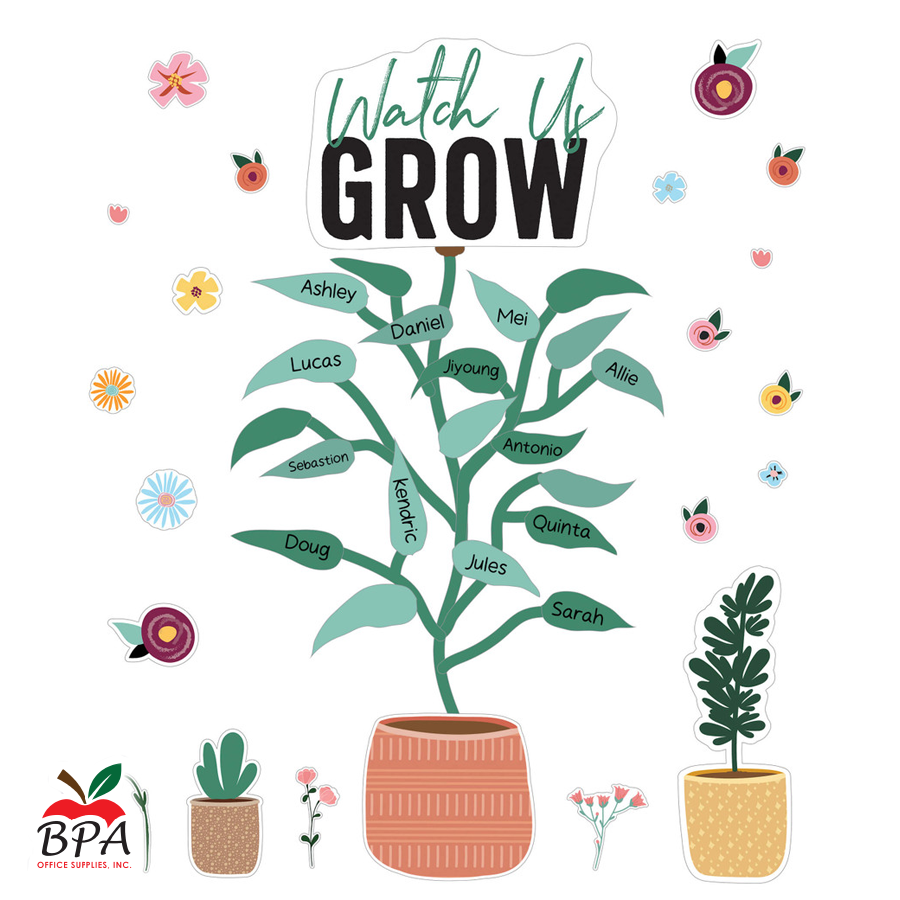 Carson Dellosa •  Set decorativo "Glow Together - Watch Us Grow"