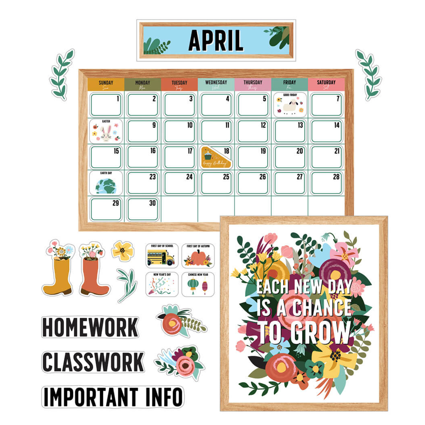 Carson Dellosa Calendario Grow Together Calendar carson-dellosa-calendario-grow-together-calendar