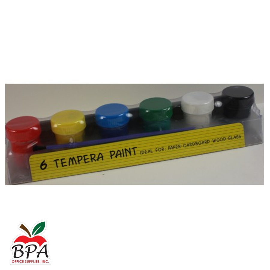 A Plus Homework •  Tempera de 6 colores