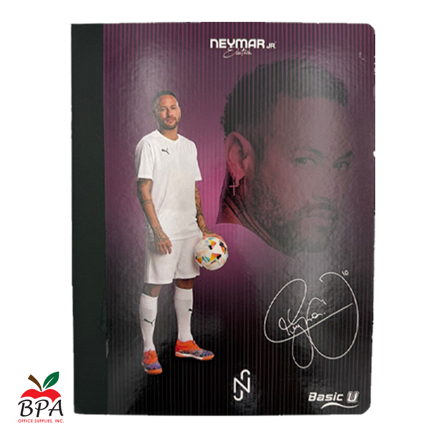 Basic U •  Libreta grande carpeta blanda " Neymar 2 "