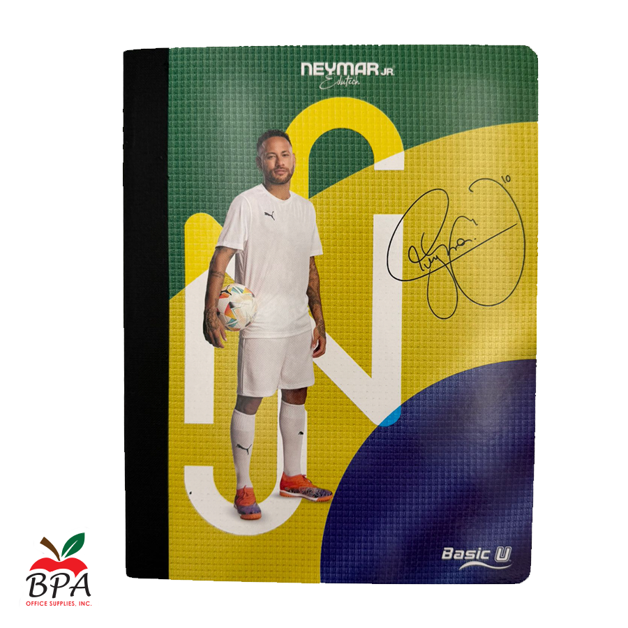 Basic U •  Libreta grande carpeta blanda " Neymar 2 "