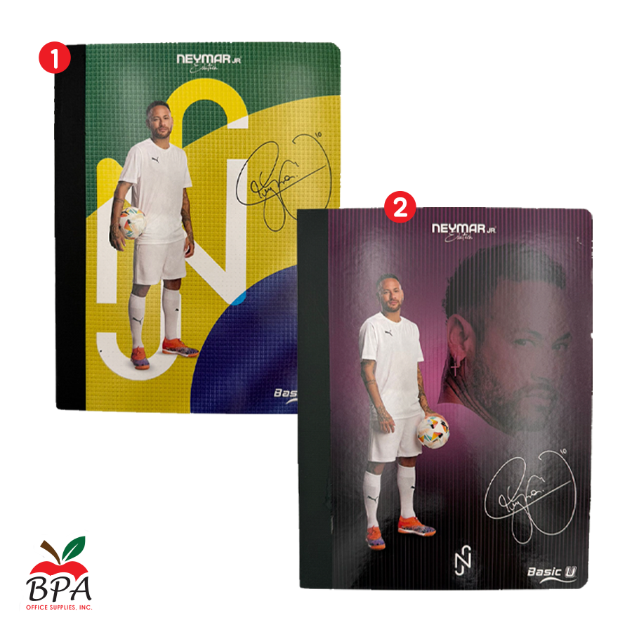 Basic U •  Libreta grande carpeta blanda " Neymar 2 "