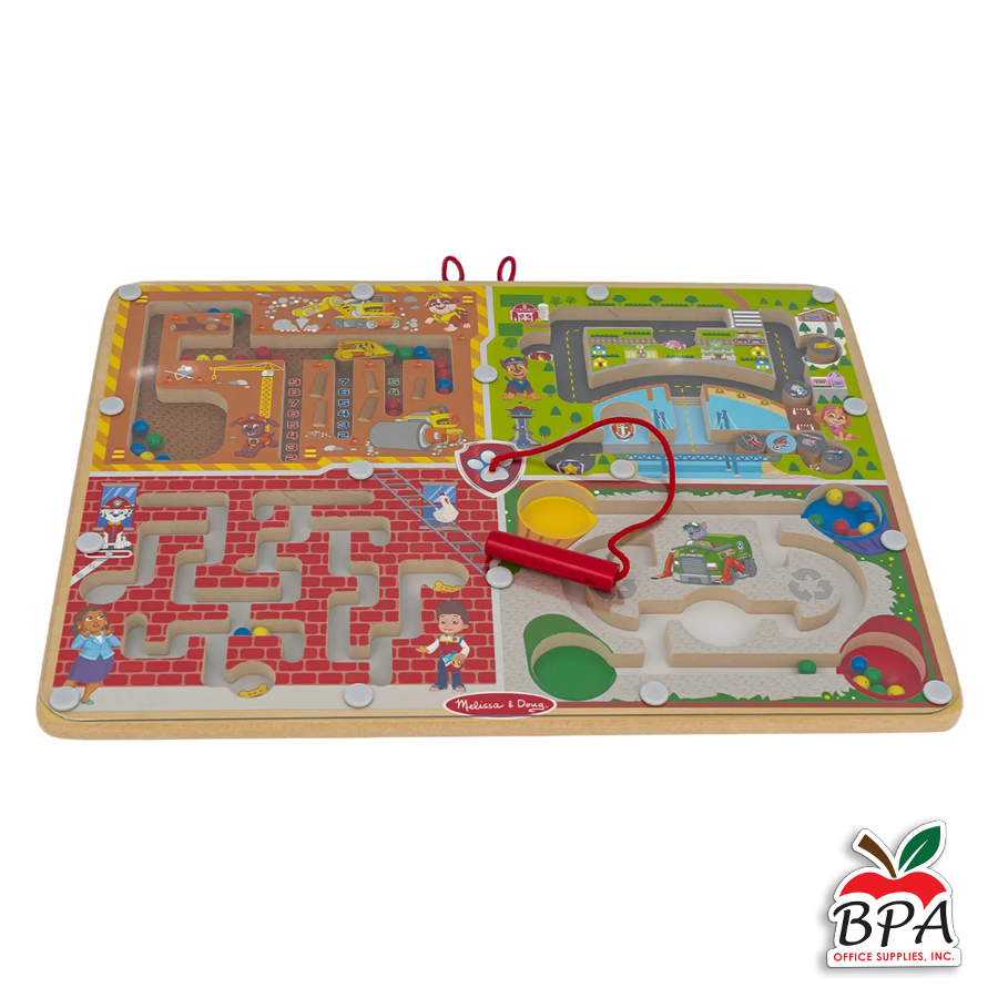 Paw Patrol • 4-in-1 Wooden Magnetic Wand Maze Board