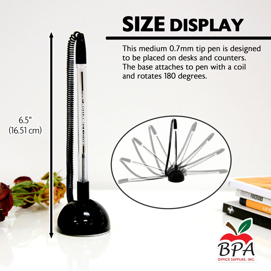 Bazic • Bolígrafo "Counter Pen" para escritorio