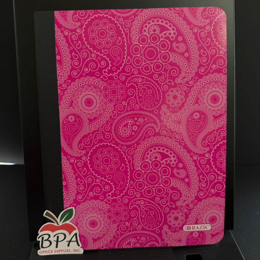 Bazic •  Libreta grande de carpeta blanda: Paisley