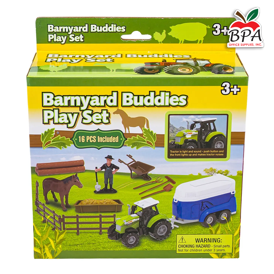 Barnyard Buddies • Figuras de Amigos de la Granja (16 piezas)