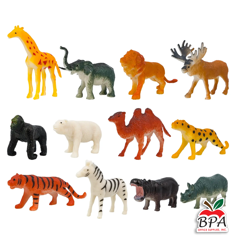 Wild Animals • Figuras de Animales Salvajes