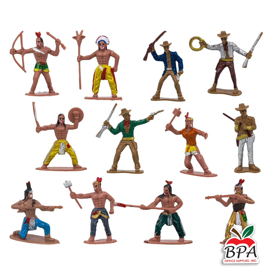 Wild West • Figuras de Vaqueros e Indios