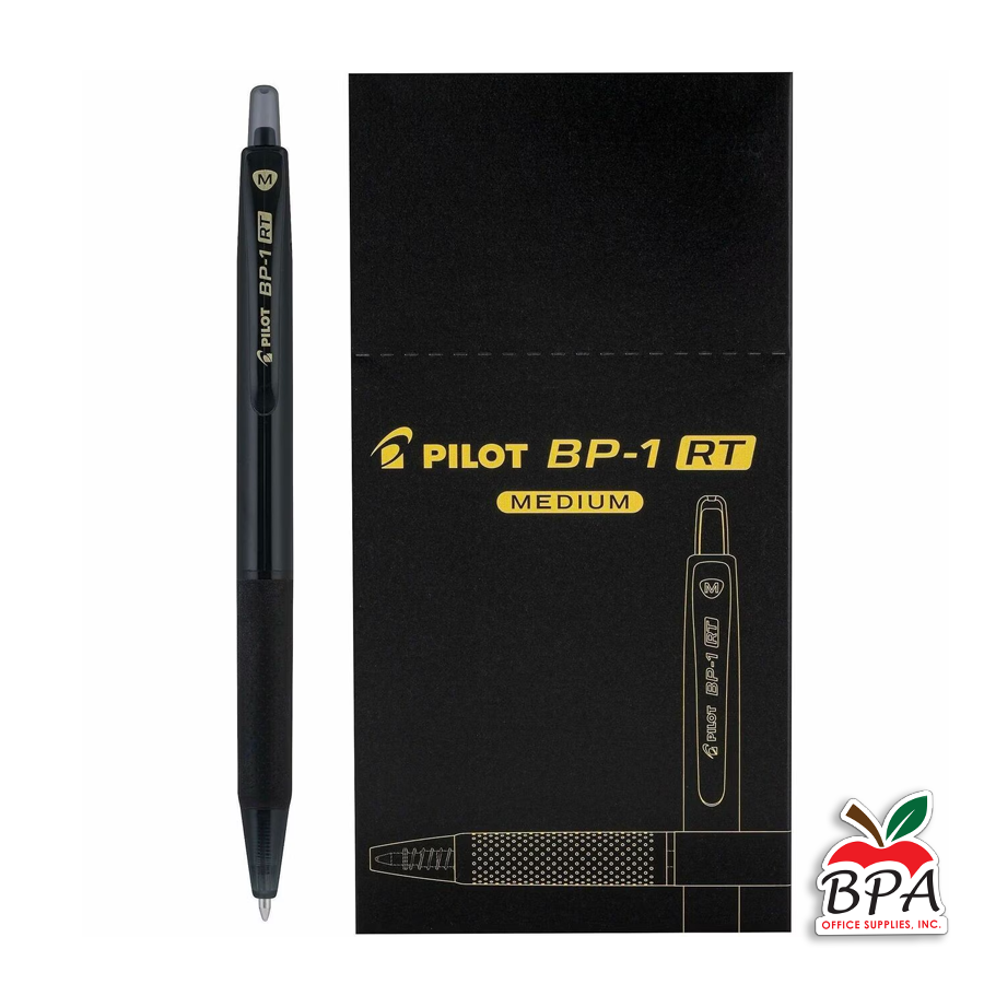 Pilot •  Bolígrafos Pilot BP-1 Ballpoint - Medium - (Black)