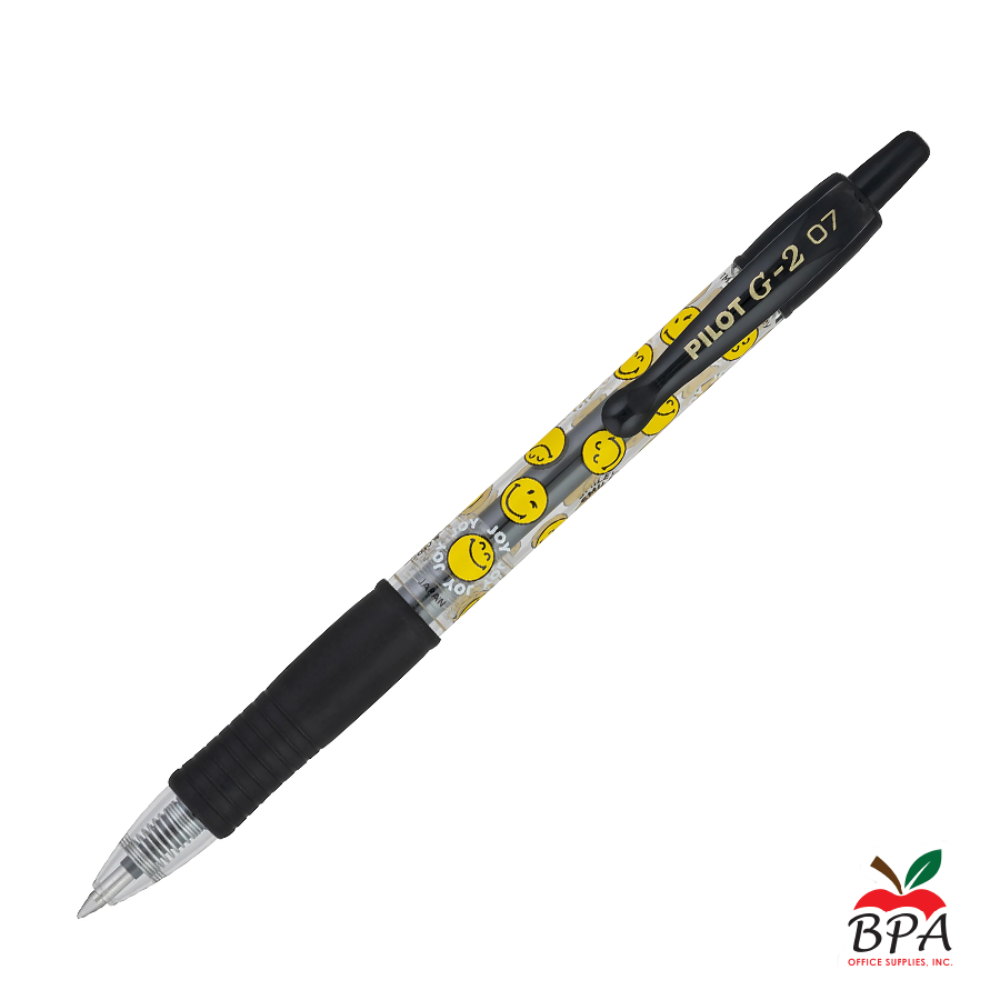 Pilot •  Bolígrafo G2 SMILEY - Gel Fine - Retractable (negro)