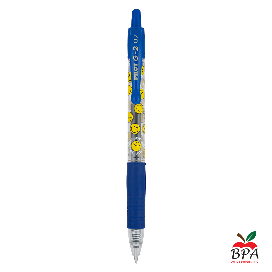 Pilot •  Bolígrafo G2 SMILEY - Gel Fine - Retractable (Azul)