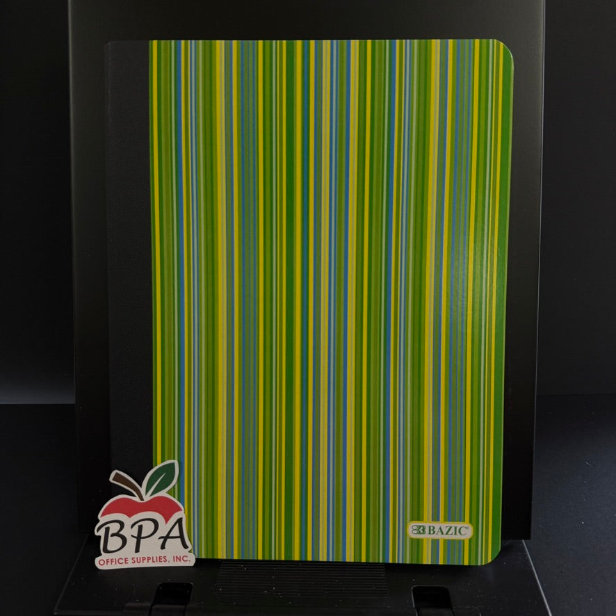Bazic •  Libreta grande de carpeta blanda: Stripes