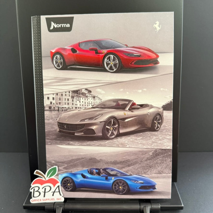 Norma • Libreta grande carpeta dura "Ferrari"