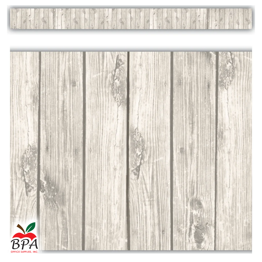 Teacher Created Resources •  Borde "WhiteWood - Straight"