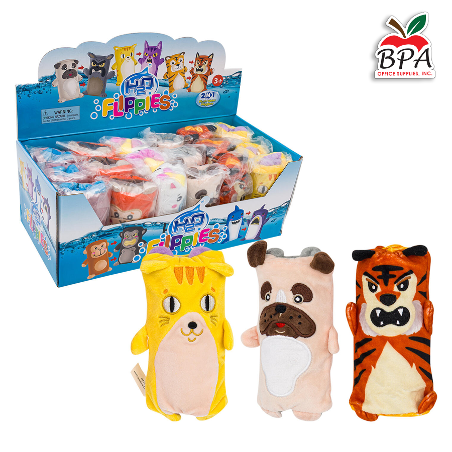 Flippies Reversible Plush Toy • Peluche Reversible 2-in-1 Plush Water Wigglers (1 unidad - variedad colores) (Copy)