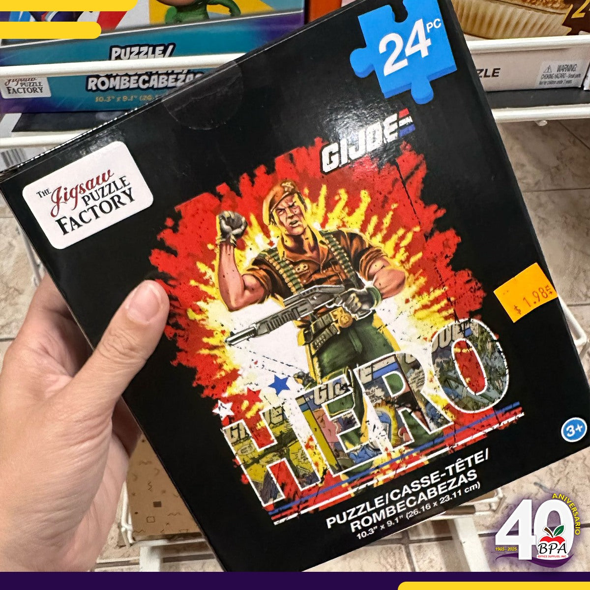 Rompecabeza •  Rompecabezas de 24 piezas "Retro G.I. JOE"