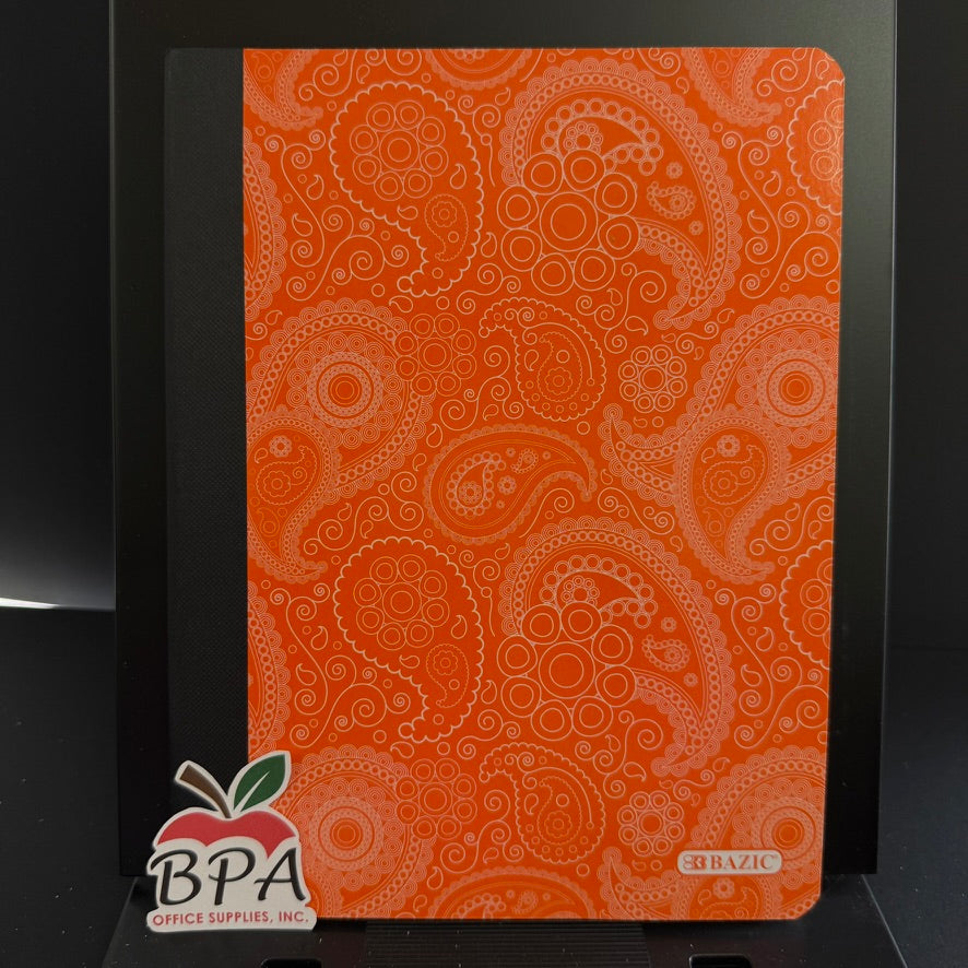 Bazic •  Libreta grande de carpeta blanda: Paisley