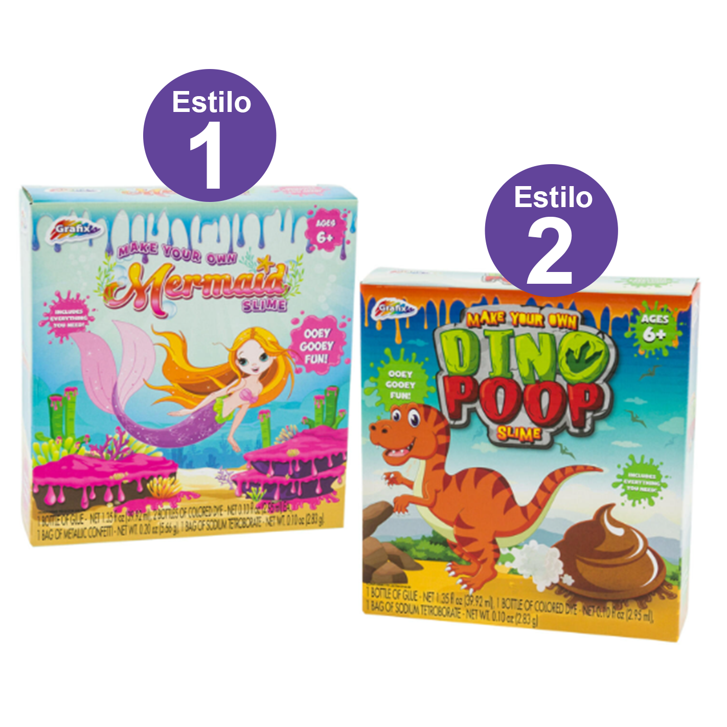 Slime • Make you own slime (2 estilos a escoger)