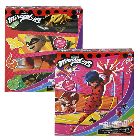 Miraculous Ladybug •  Rompecabezas de 48 ó 100 piezas "Miraculous Ladybug"