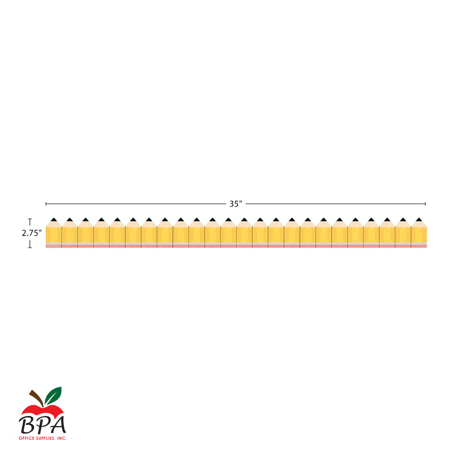 Teacher Created Resources •  Borde "Pencils - Die cut Border trim"