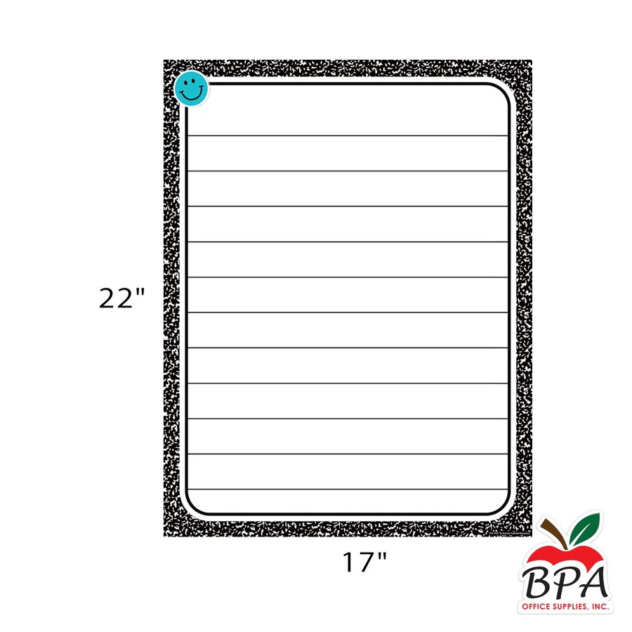Teacher Created Resources • Cartel "Cool for School- Lined Chart"