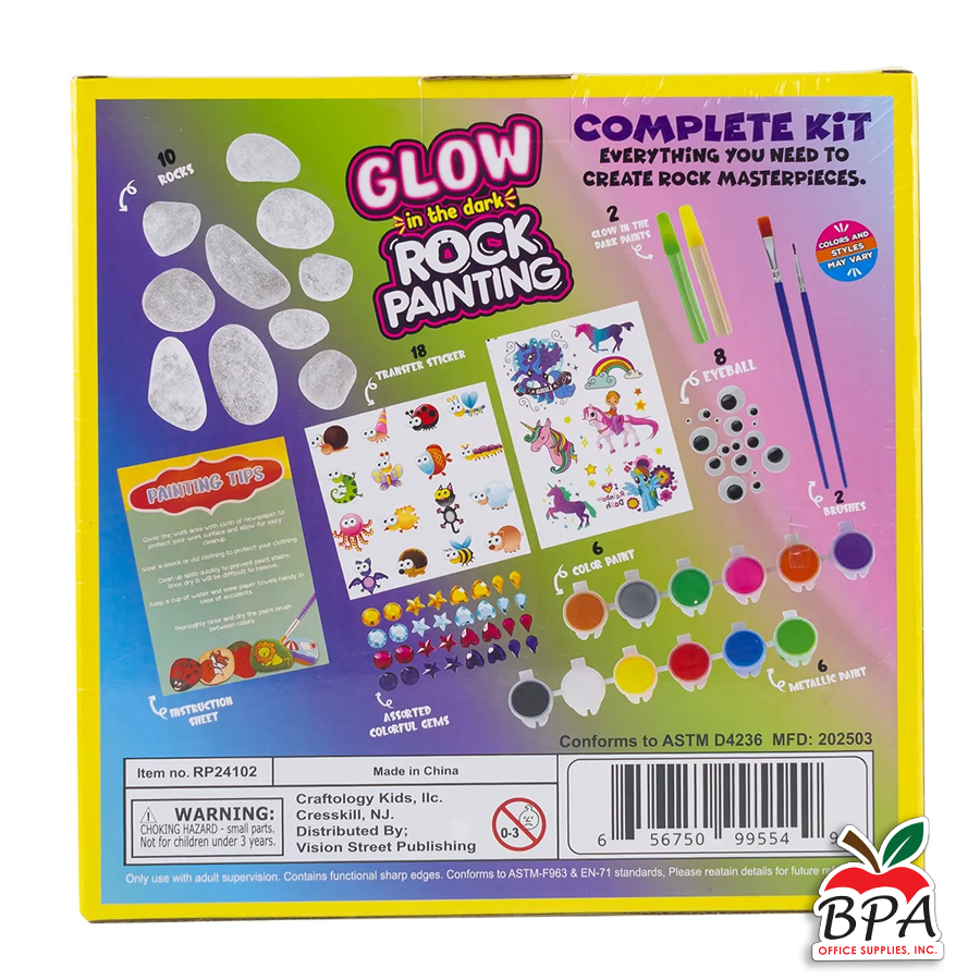 Activity Set • Rock Painting Glow in the Dark
