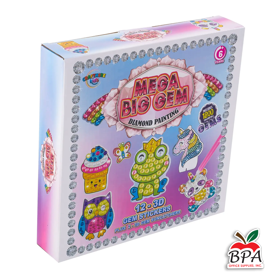 Activity Set • Mega Big Gem Diamond Painting Kit