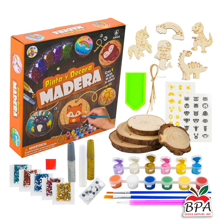 Activity Set • Pinta y Decora Madera