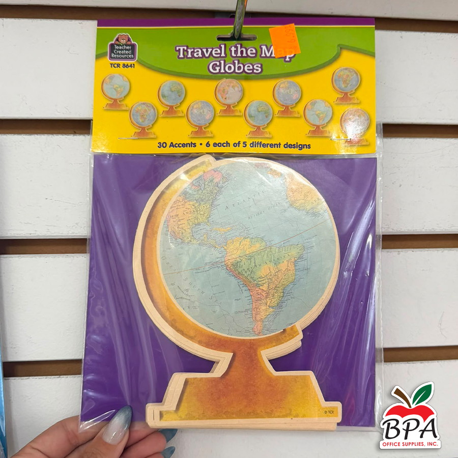 Teacher Created Resources •  Accents : "Travel the Map Globes"
