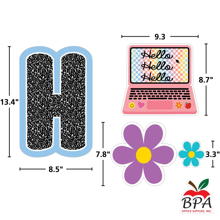 Teacher Created Resources • Set decorativo "Cool For School - Happy You're Here"