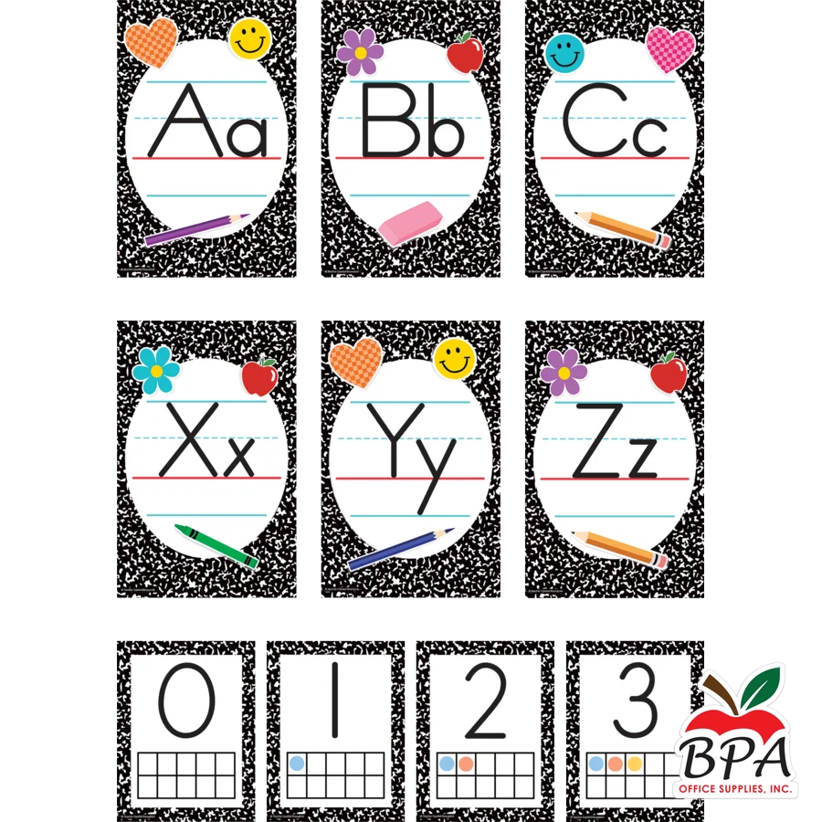 Teacher Created Resources • Set decorativo "Cool For School - Alphabet"