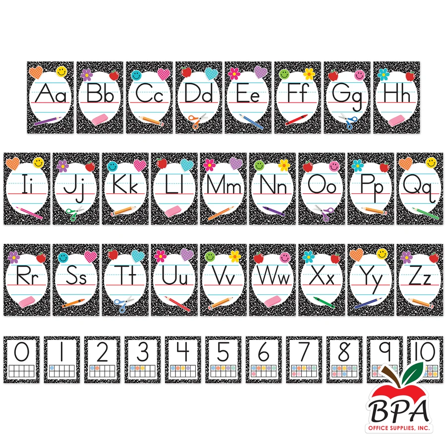 Teacher Created Resources • Set decorativo "Cool For School - Alphabet"