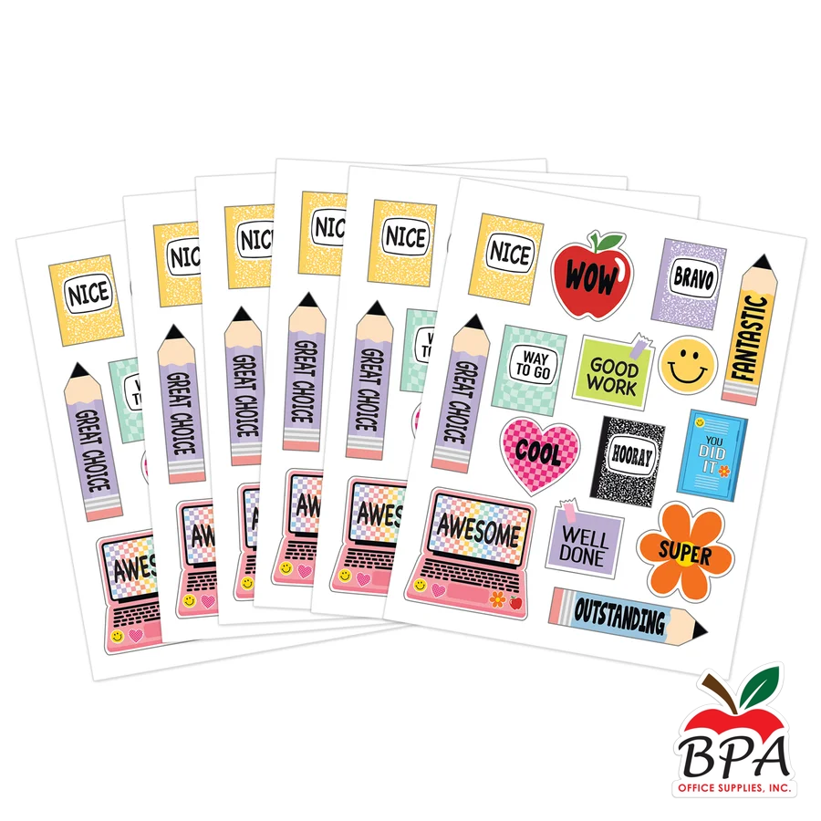 Teacher Created Resources • Stickers "Cool for School"