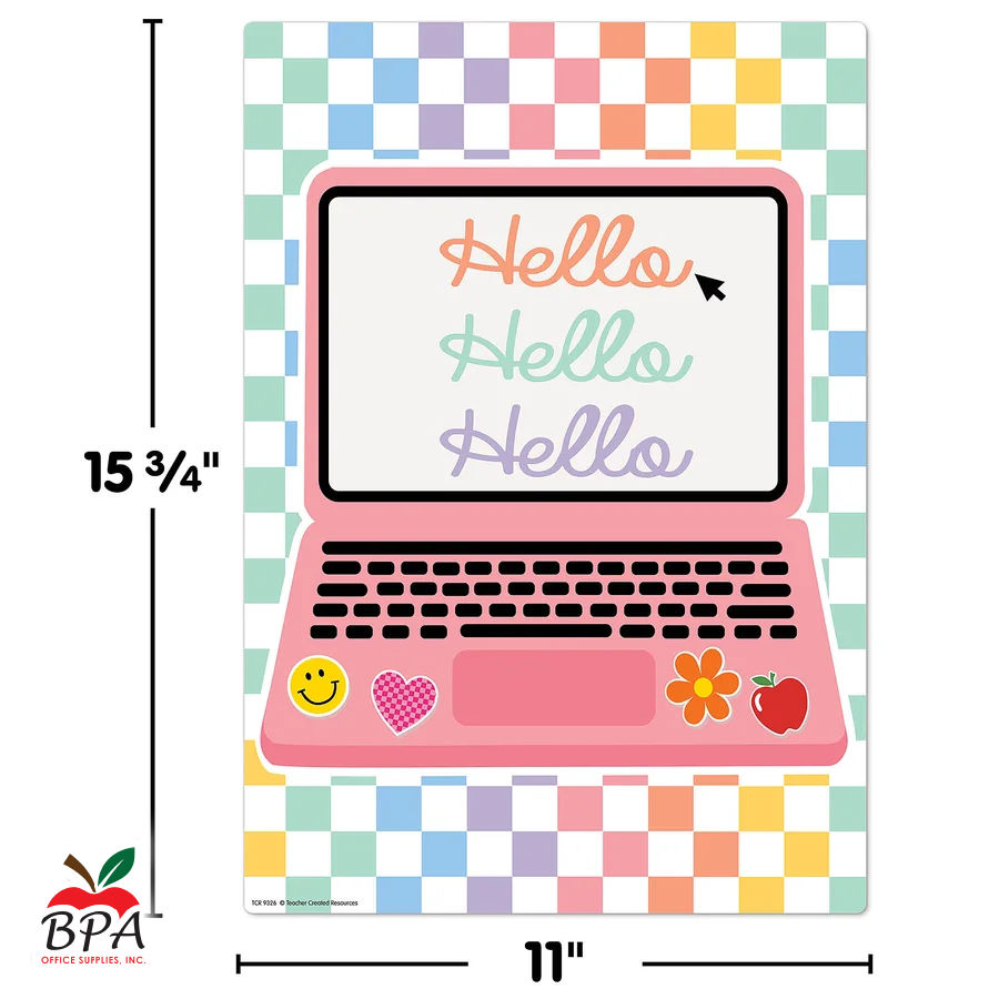 Teacher Created Resources •  Set de pequeños carteles "Cool For School - Positive Sayings"