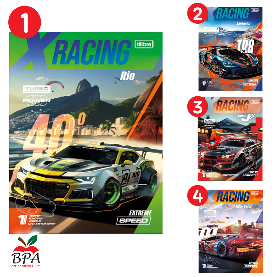 Foroni •  Libreta grande carpeta blanda "X-Racing 2026"