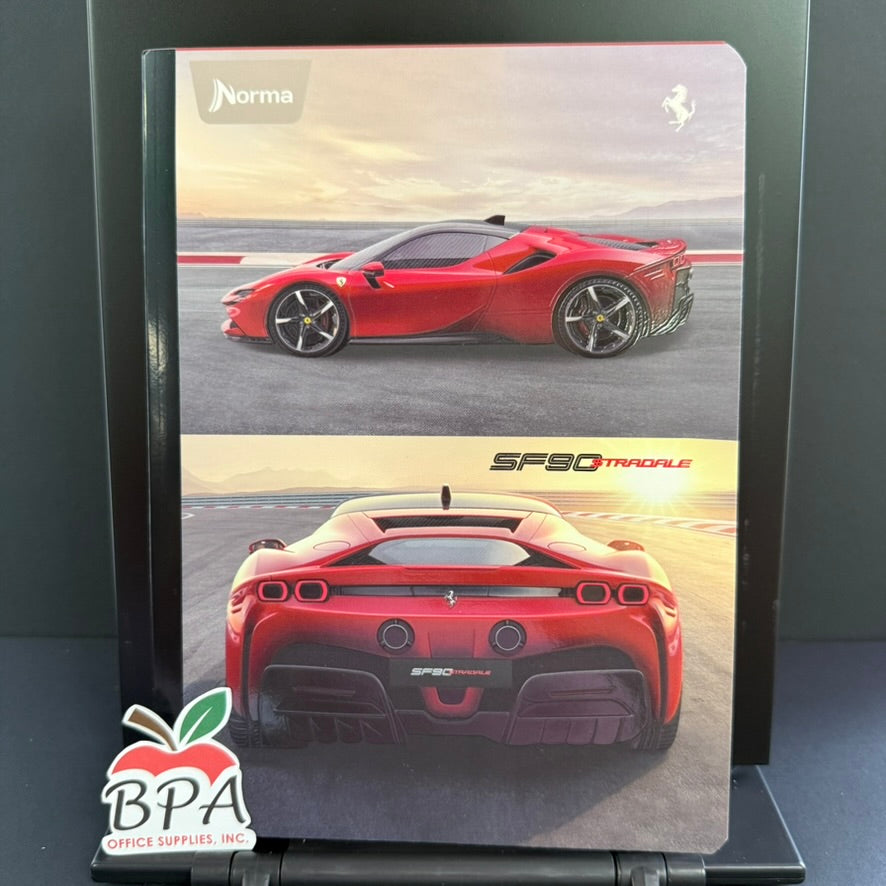Norma • Libreta grande "Ferrari" (variedad de diseños)