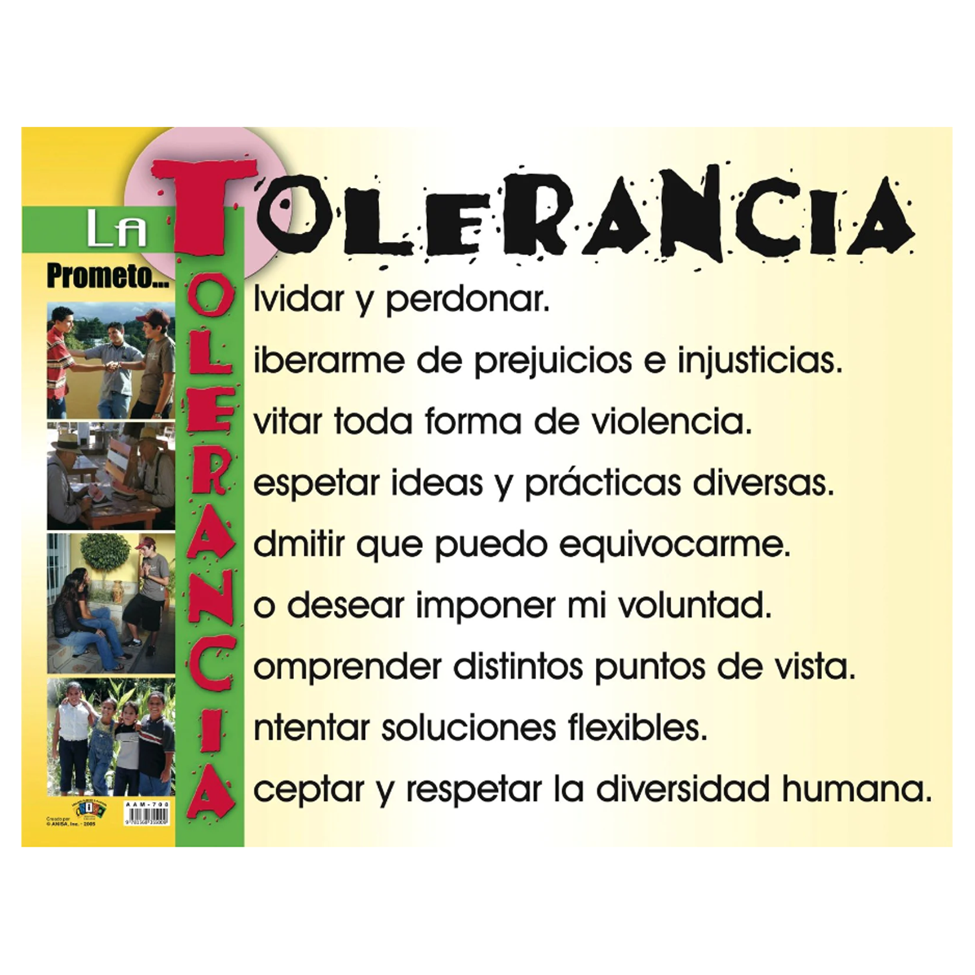 Anisa •  Cartel "La Tolerancia"
