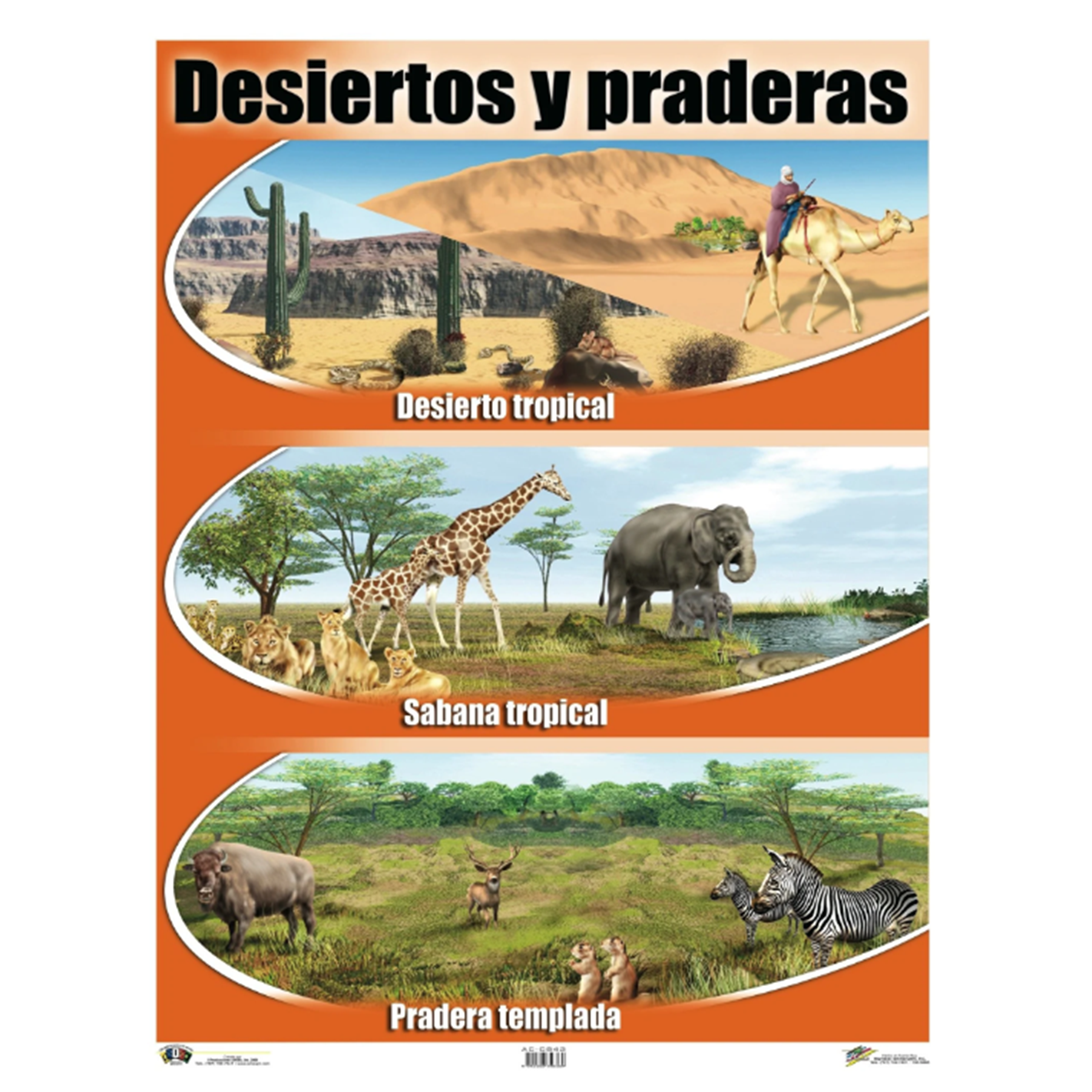 Anisa •  Cartel "Desiertos y praderas"