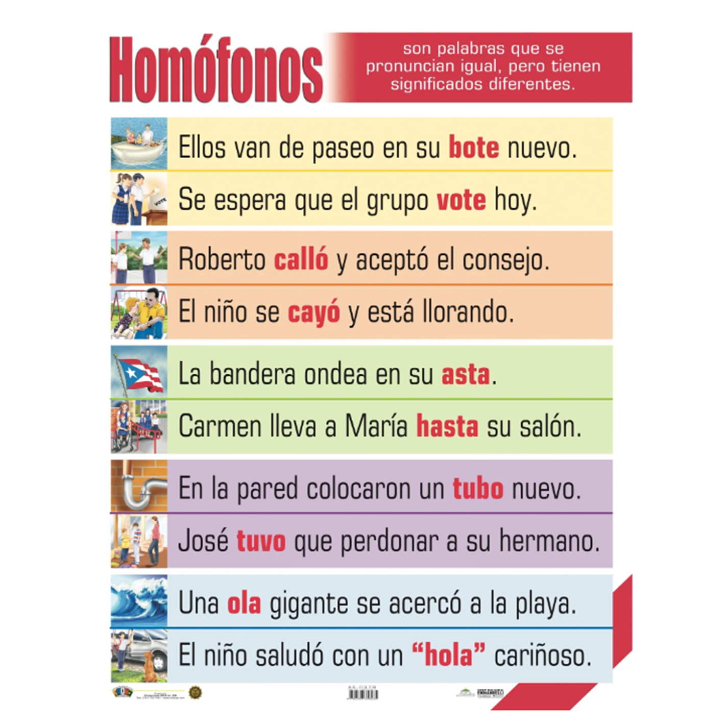 Anisa •  Cartel "Homófonos"