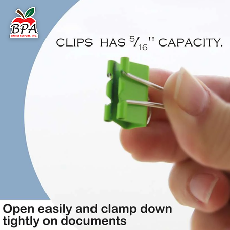Bazic •  Sujetadores de papeles pequeños (20 unidades)