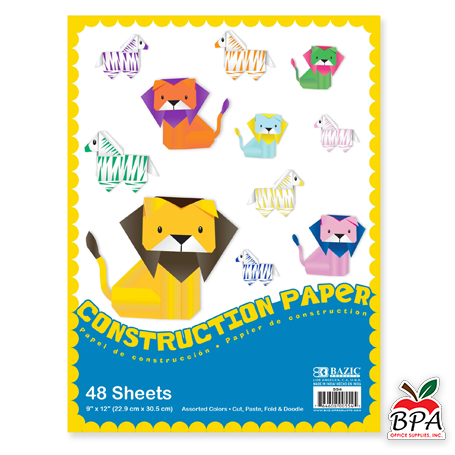 Bazic •  Papel de construcción (48 hojas)
