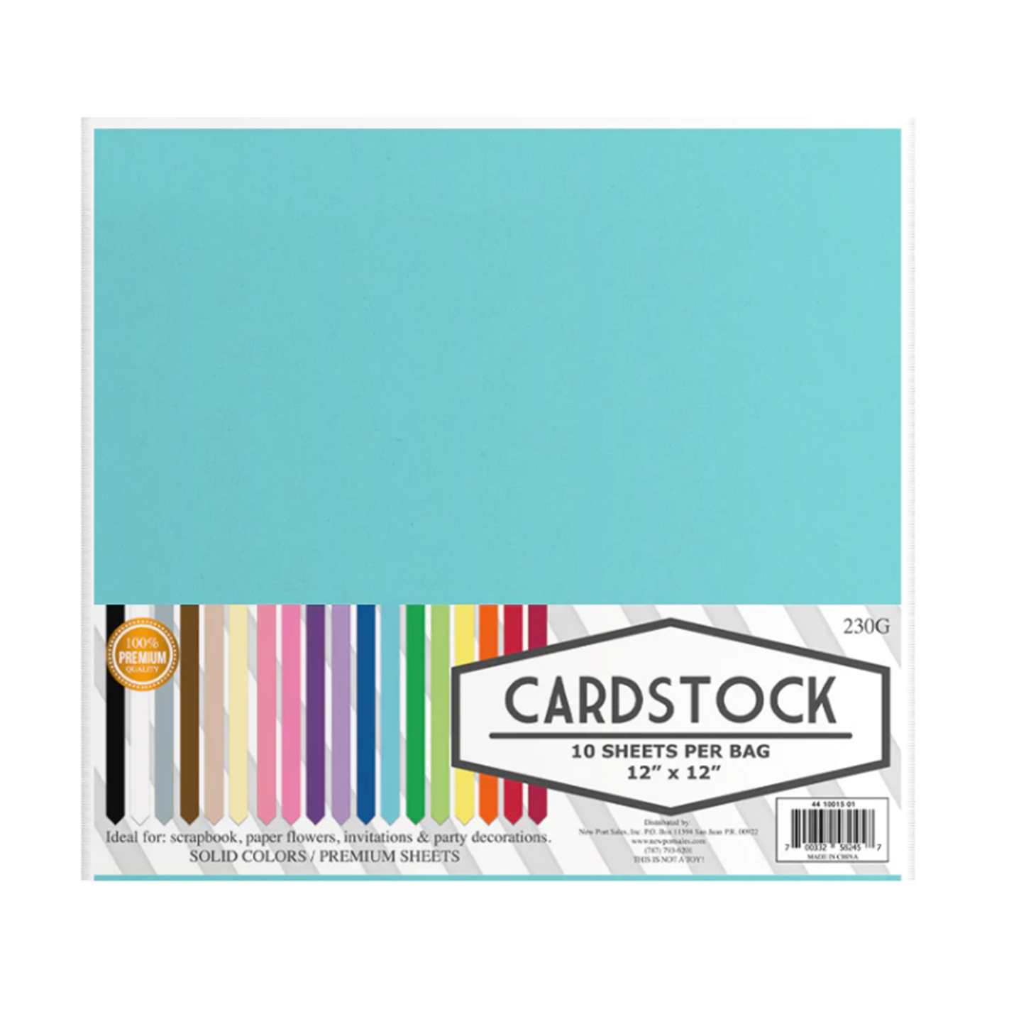 Cardstock •  Cardstock 10 hojas (variedad de colores a escoger)