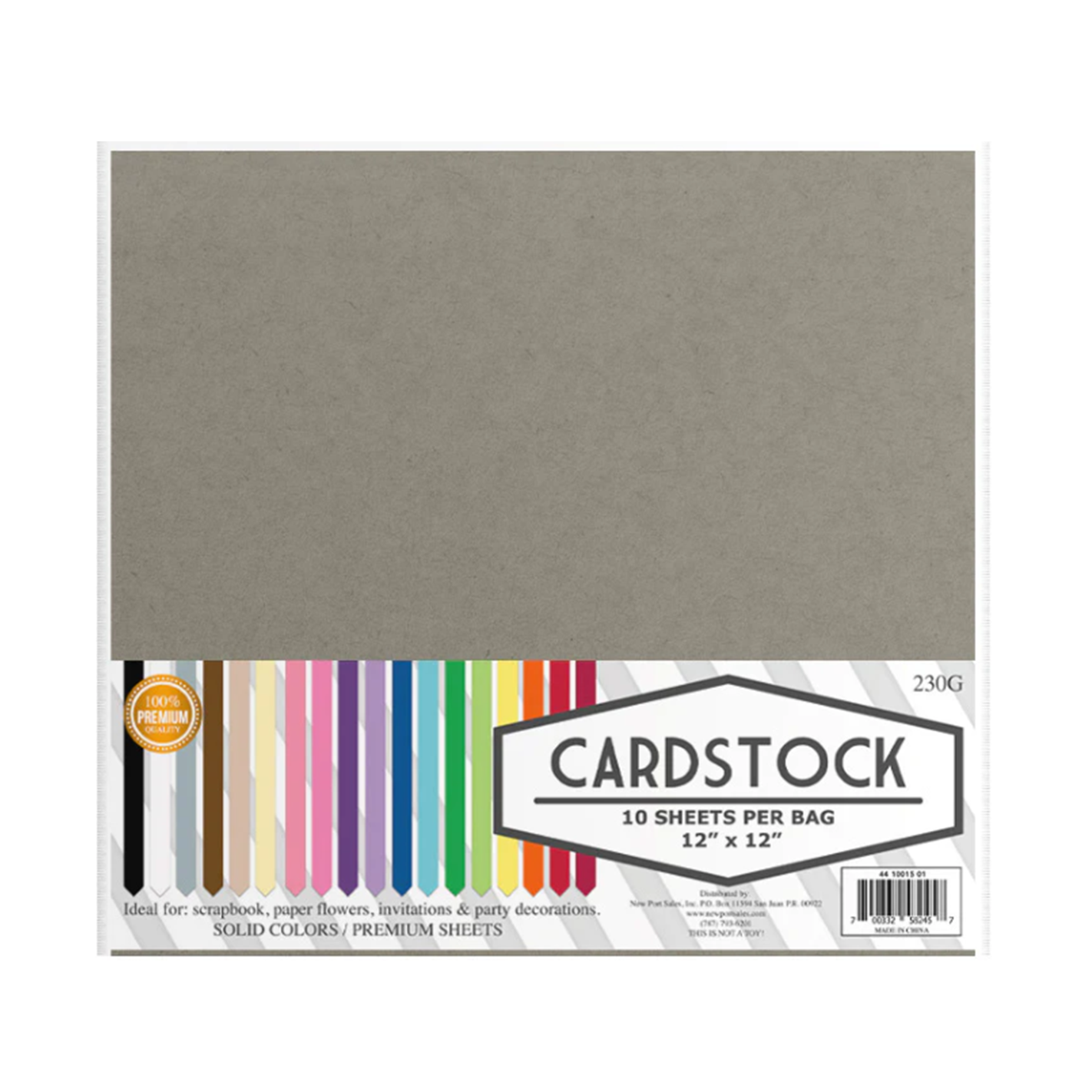 Cardstock •  Cardstock 10 hojas (variedad de colores a escoger)