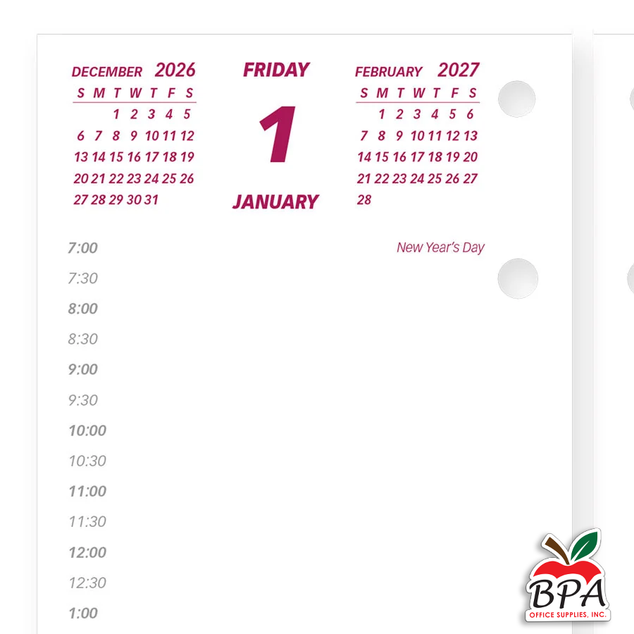 Brownline • Refill para "Calendar Pad" (Año 2027)