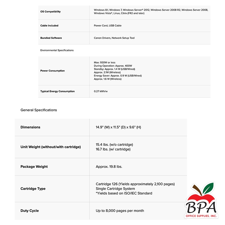 BPA Office Supplies