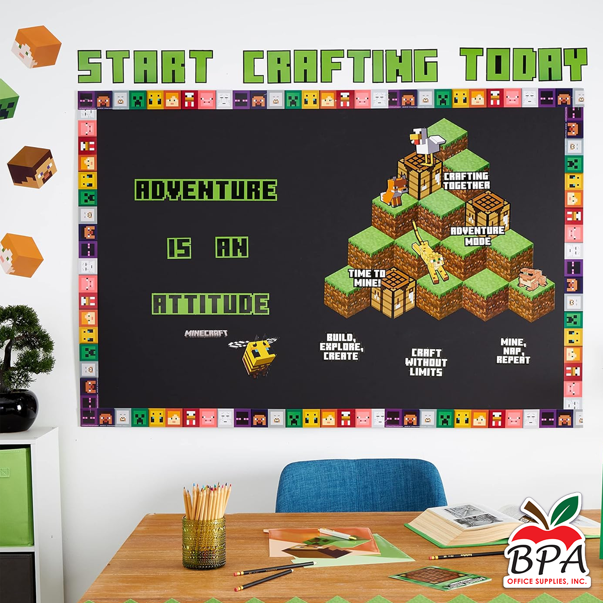 Eureka •  Letras decorativas  "Minecraft - Deco Letters"